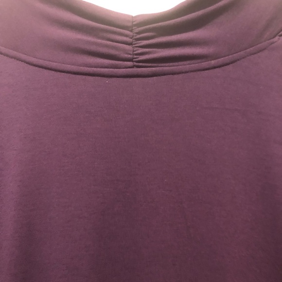 🥳B-DAY SALE❤️BODEN Plum Faux Wrap Ruched Long Sleeve Dress Size 16L - Picture 6 of 8